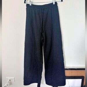 Zara Black Wide Leg Lounge Pants